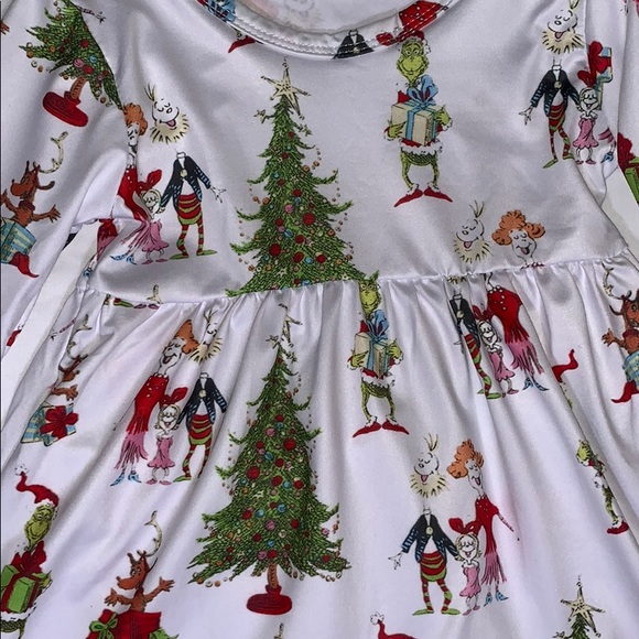 NEW Grinch Whoville Christmas Dress & Pants 4T - Picture 4 of 8